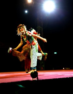 Manege frei - Andreas Schaible als Clown im australischen Zirkus